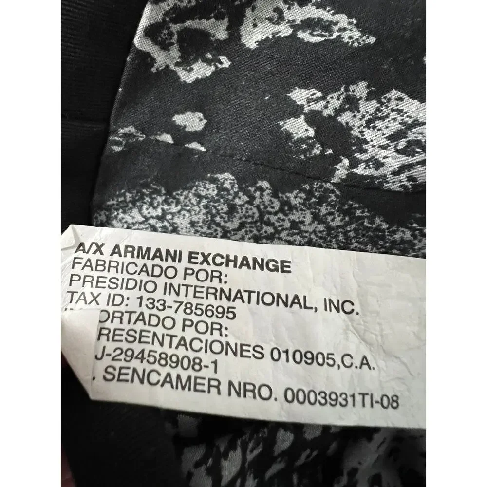 Armani Exchange Men's Cotton Blazer - Black‎ - Size 40L